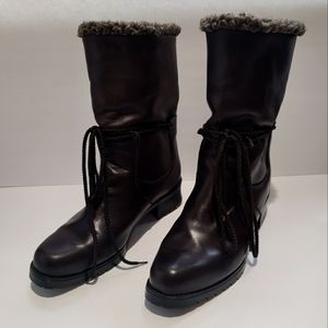 Grand Canadian Brown Leather Boots